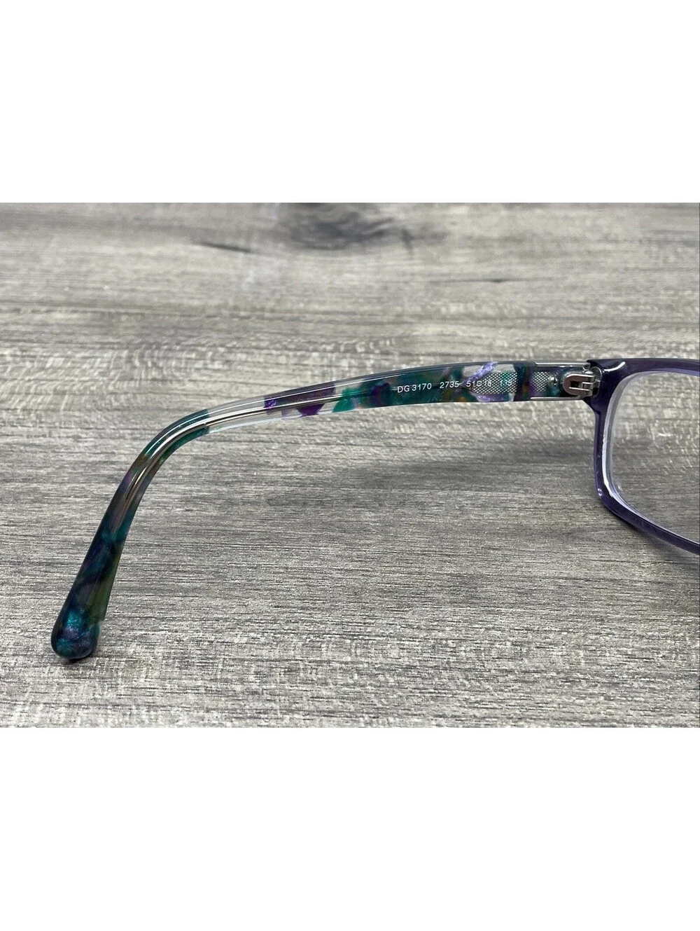 Dolce & Gabbana Eyeglasses DG 3170 2735 Violet Square Frame Italy 51[]18 135